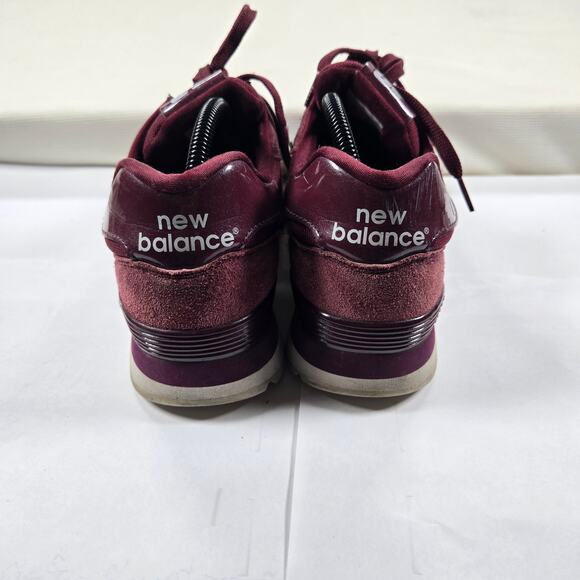 New Balance 515 Low Top Trainers In Deep Wine Suede Shoes‎ Women's Size 11 - Picture 6 of 10